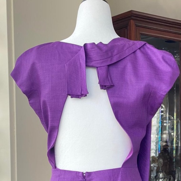 BCBG MaxAzria Runway Orchid Dress, size 4 - Picture 8 of 9